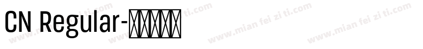 CN Regular字体转换